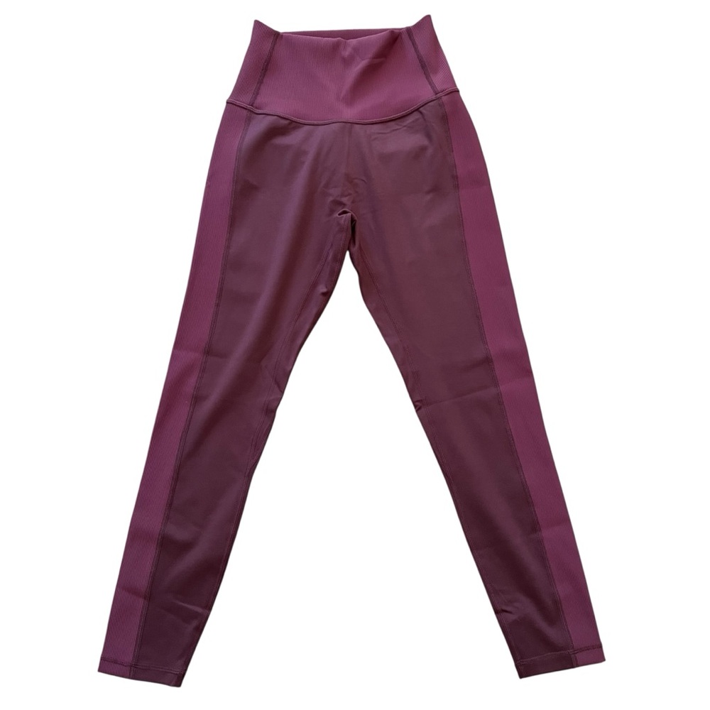 P'tula Muted Cranberry Ribbed Legging S
